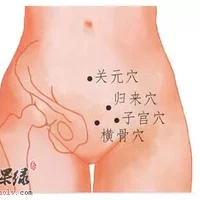 子宫穴位位置图