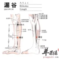 漏谷穴位位置图