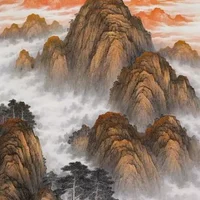 【鸿运当头国画】解读画家王宁的泰山国画艺术