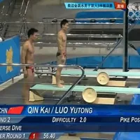 中国第14金 男子双人跳水3米板秦凯罗玉通夺冠