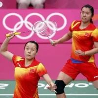 伦敦奥运中国22金 田卿赵芸蕾夺羽毛球女双金牌