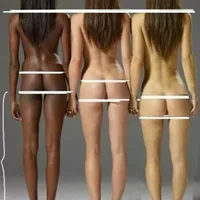 不同人种身材区别 黑白黄种女性身材比例对比
