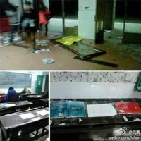 湖南湘潭大学考研学生 凌晨抢座挤破玻璃门