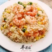 虾仁甜瓜炒饭可以明目健脑