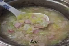 猪肉白菜粥——补气壮阳强筋壮骨