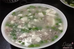 肉末豆腐羹——促进食欲补钙补血