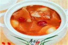 马蹄红枣牛骨汤——消食解油腻补血