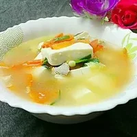 白豆腐番茄汤