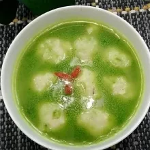 菠菜鱼丸汤