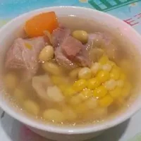 玉米毛豆骨头汤