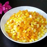 玉米炒胡萝卜丁