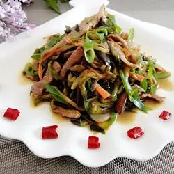 茄子炒肉丝