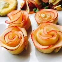 苹果玫瑰花卷