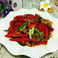 红椒羊头肉