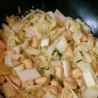 豆腐果烧白菜