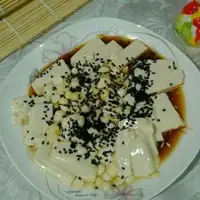 杏仁芝麻拌豆腐