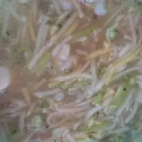 菌汤虾球龙须面