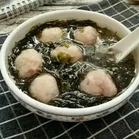 紫菜虾球汤
