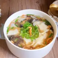 饺子皮面汤