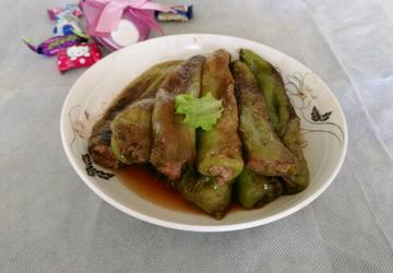 虎皮酿肉尖椒