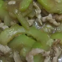 肉丝炒小角瓜