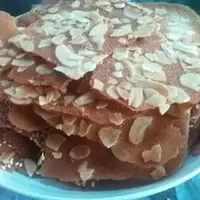 杏仁、芝麻瓦片饼