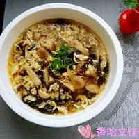 蟹味菇蛋花紫菜汤