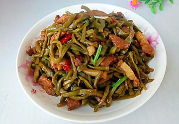 干锅肉苔菜