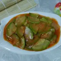 番茄汁烧西葫芦