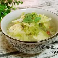 白菜土豆冻豆腐汤