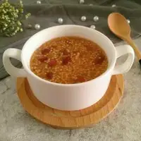黄米红芸豆粥