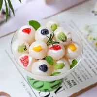 荔枝酸奶冻