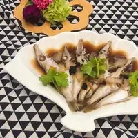 粤式－腊肉豉香蒸扒皮鱼