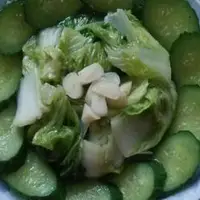 蒜蓉白菜炝黄瓜