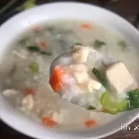 鸡肉梗米粥