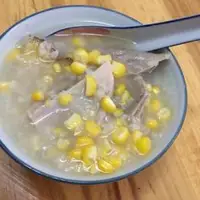 猪骨头玉米粥