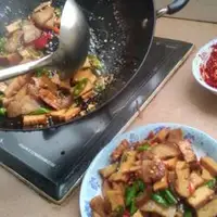 卤肉菜豆腐干