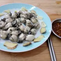 白切牡蛎（特制蘸酱)