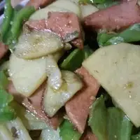 火腿土豆片