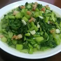 油渣炒菜心末