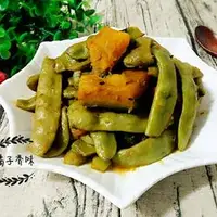 窝瓜炖豆角