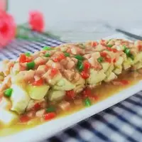 午餐肉蒸茄子