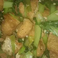 青菜炒豆腐果