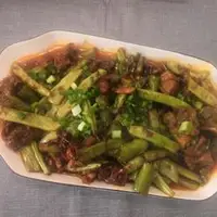 四季豆烧鸭子