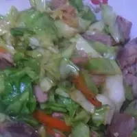 火腿椒丝圆白菜