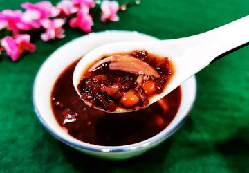 赤豆紫米百合粥