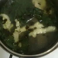 珍珠花菜猪血汤