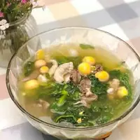粤式－茼蒿鸡杂汤