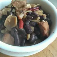 排骨红蘑炖土豆干