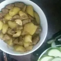 核桃油土豆烧肉